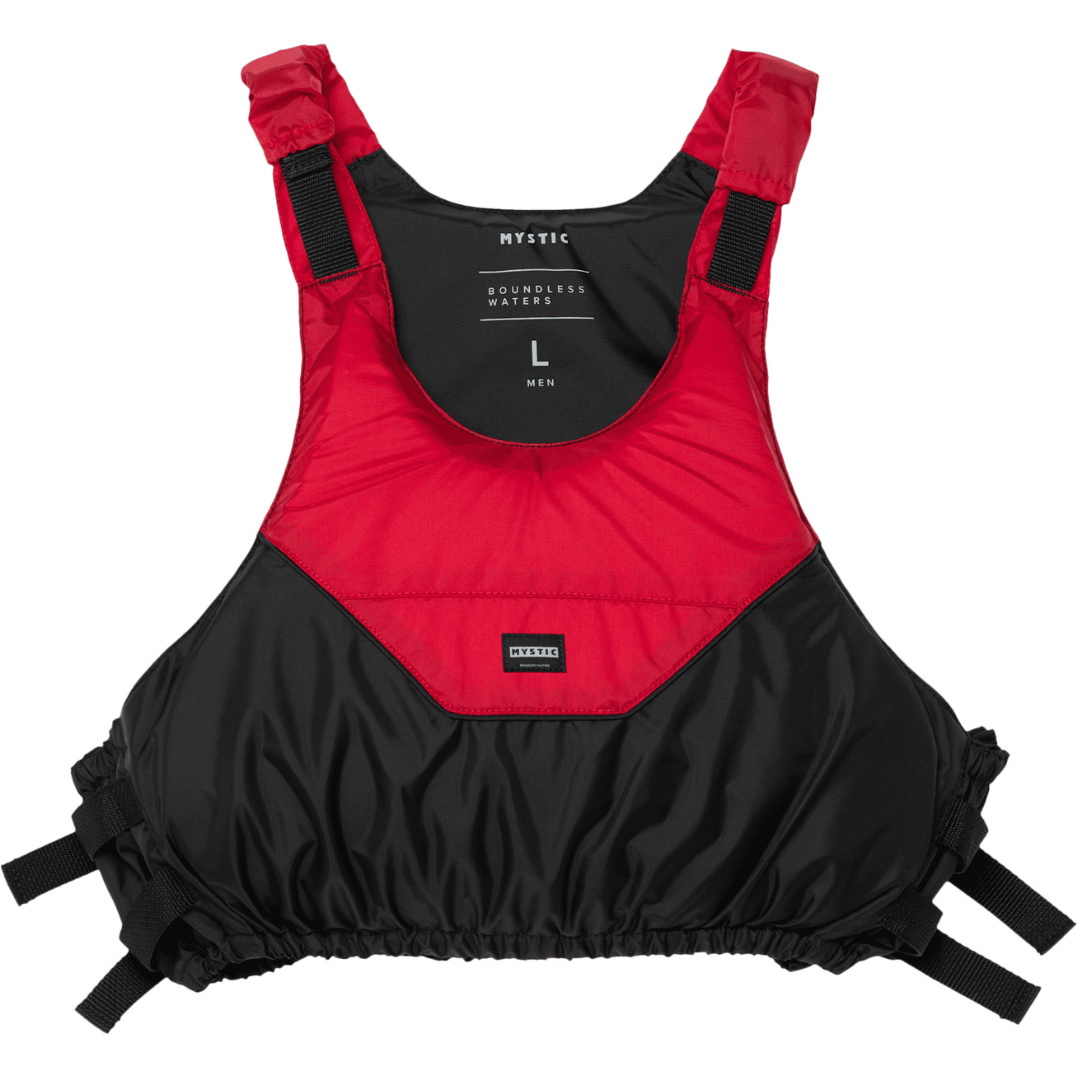 2026 Mystic Star Floatation Vest Buoyancy Aid 35005.250690 - Black / Red